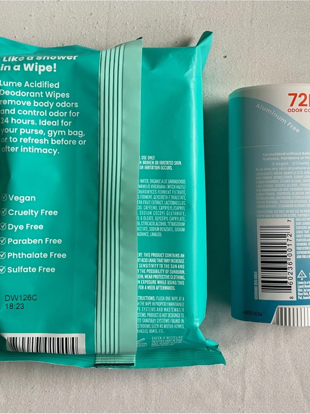Lume Combo — Wipes & Deodorant